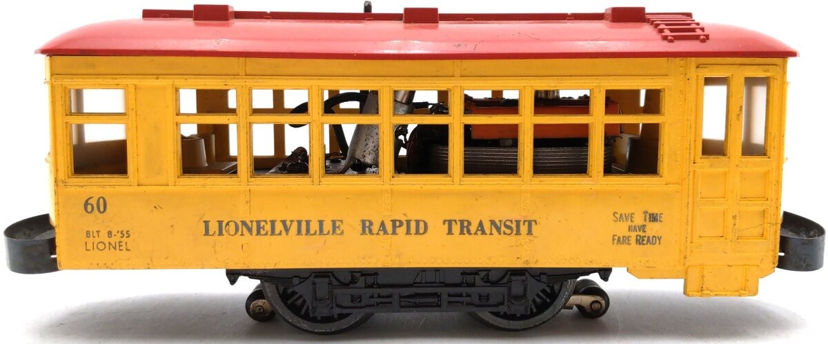 Lionel 60 Vintage O Lionelville Motorized Rapid Transit Trolley