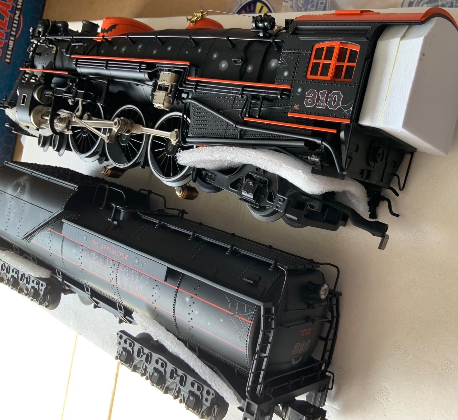 Lionel 2431170 Halloween Legacy F-19 Pacific #310 Steam Locomotive TESTED!