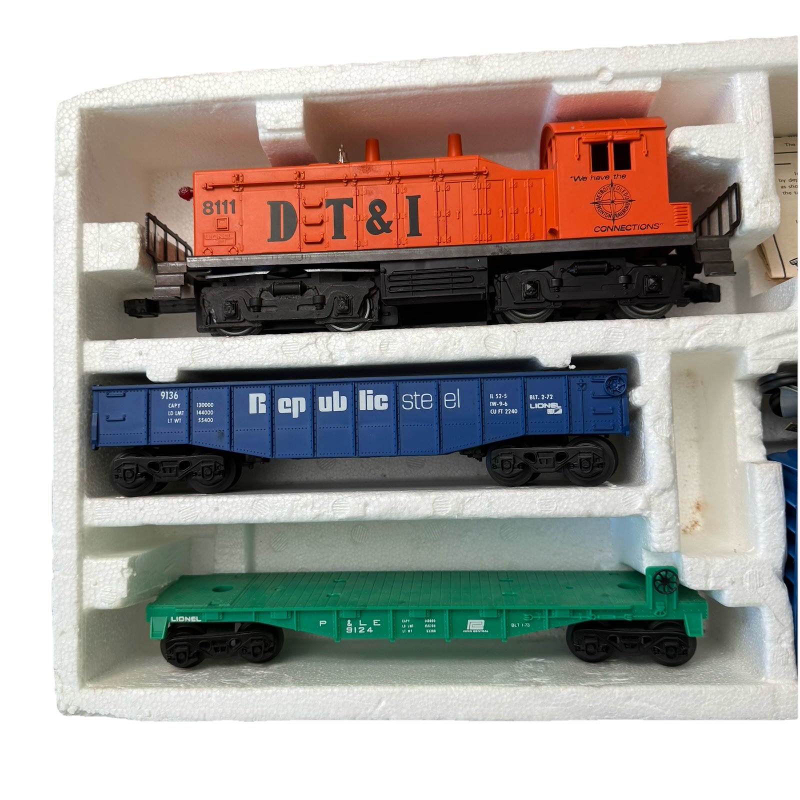 Lionel Yardmaster O27 Electric Train Set DT&I 8111 Complete w Box Transformer