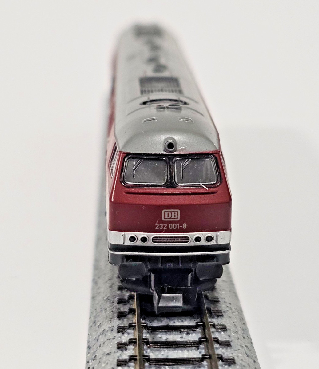 N SCALE ROCO #23268 EUROPEAN DIESEL LOCOMOTIVE DB 232 001-8 AUSTRIA TESTED VIDEO