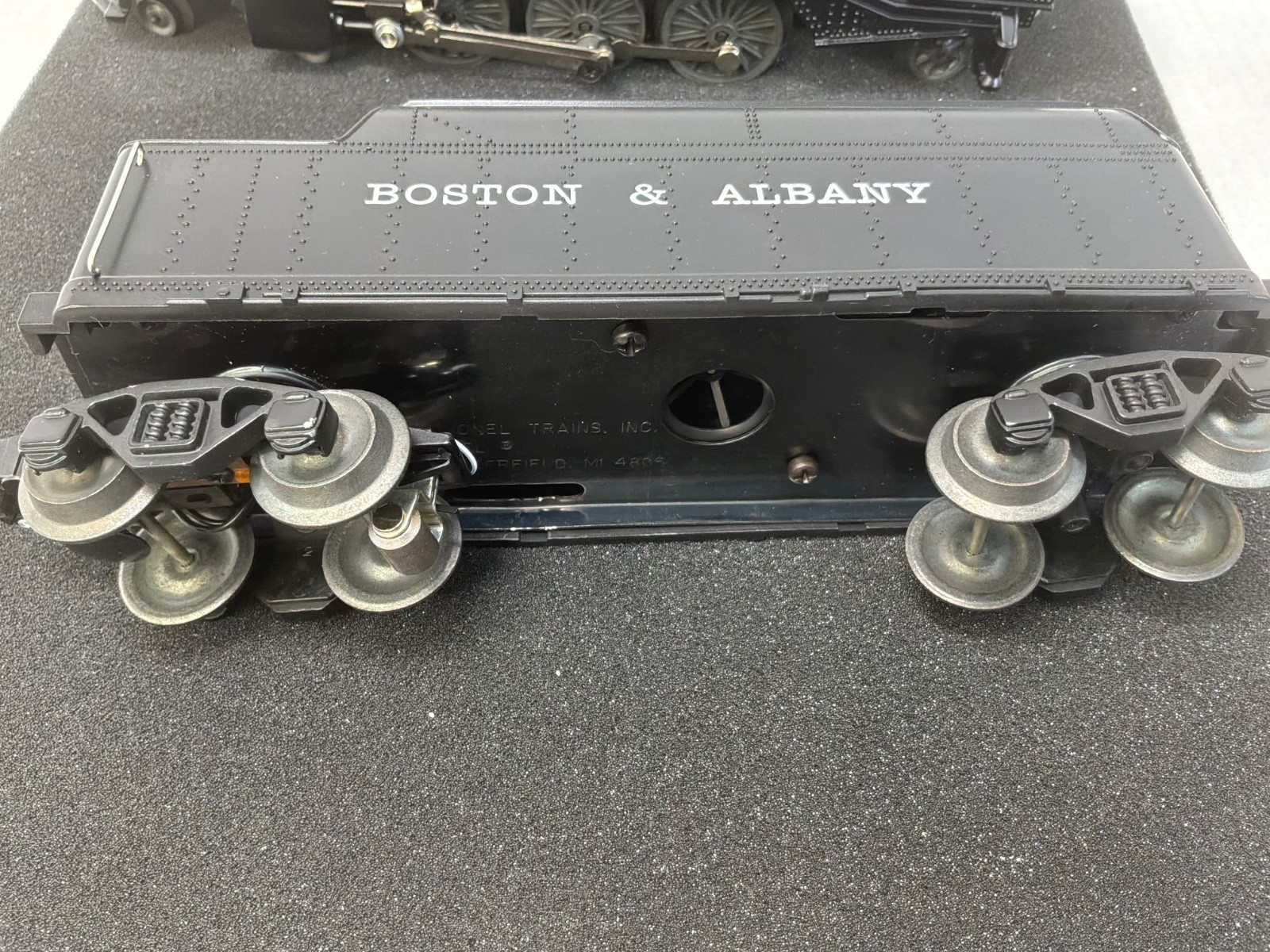 VINTAGE LIONEL 6-18653 BOSTON ALBANY 4-6-2 STEAM LOCOMOTIVE TENDER 2044 TCA C10