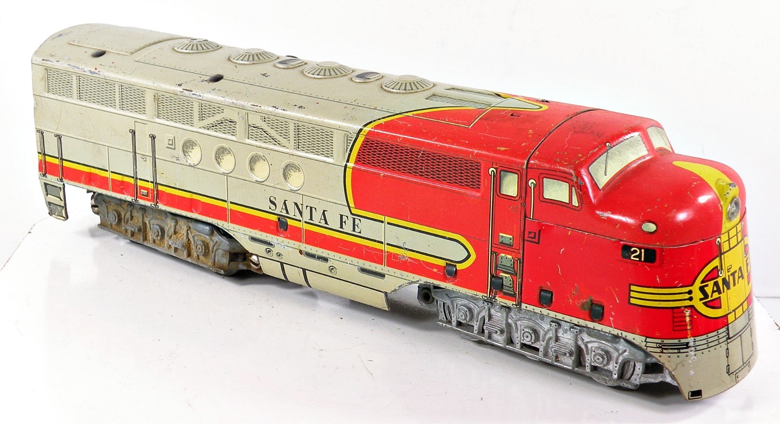Marx 21 -21 Santa Fe SF EMD FT A-A Diesels Powered & Non-Powered /3/ 1950s