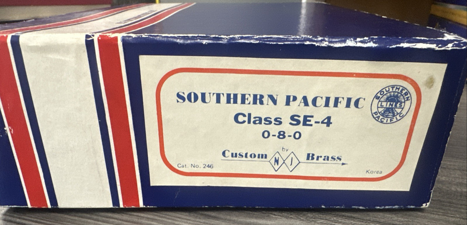 NJ Custom Brass HO #ST-246 Class SE-4 0-8-0 Southern Pacific #4506 Painted Runs!