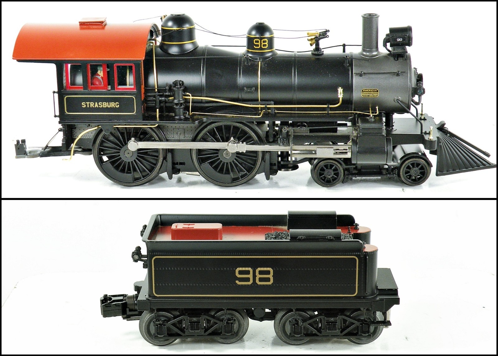MTH 20-3783-1 Strasburg 4-4-0 General w/ ProtoSound 3.0 LN