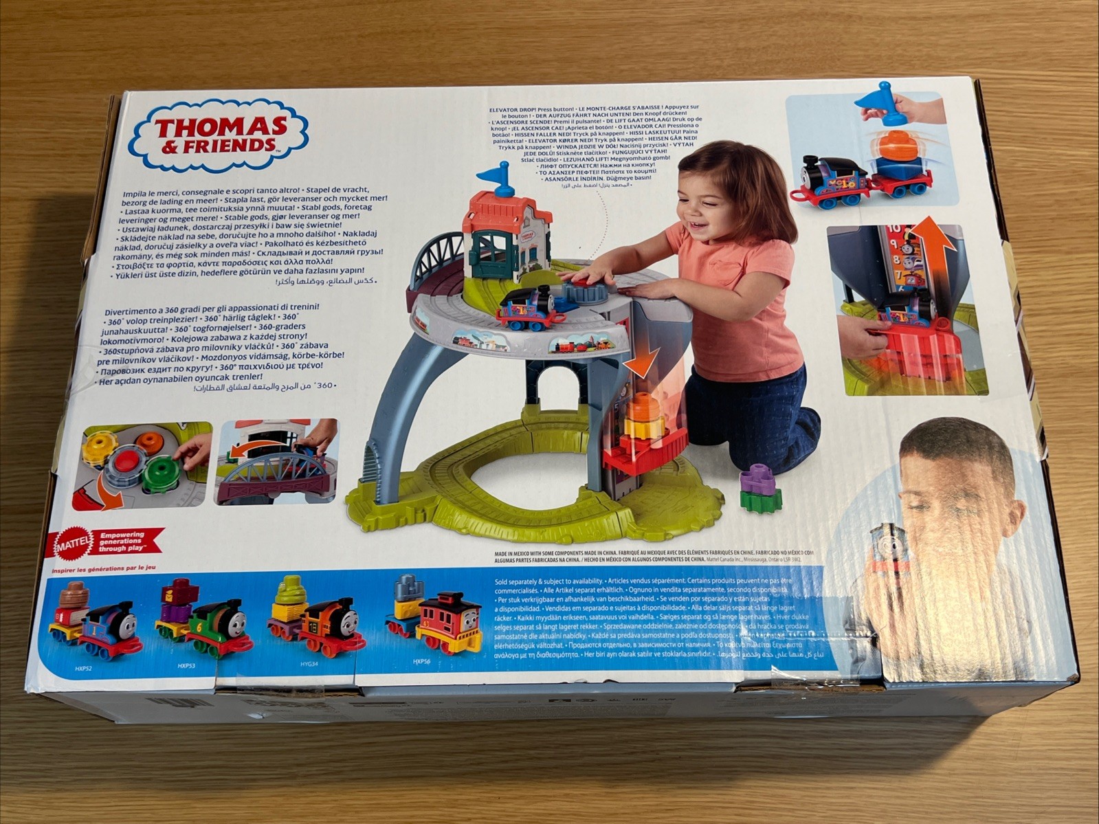 Thomas & Friends My First Train Table Playset Interactive Toy w Accessories