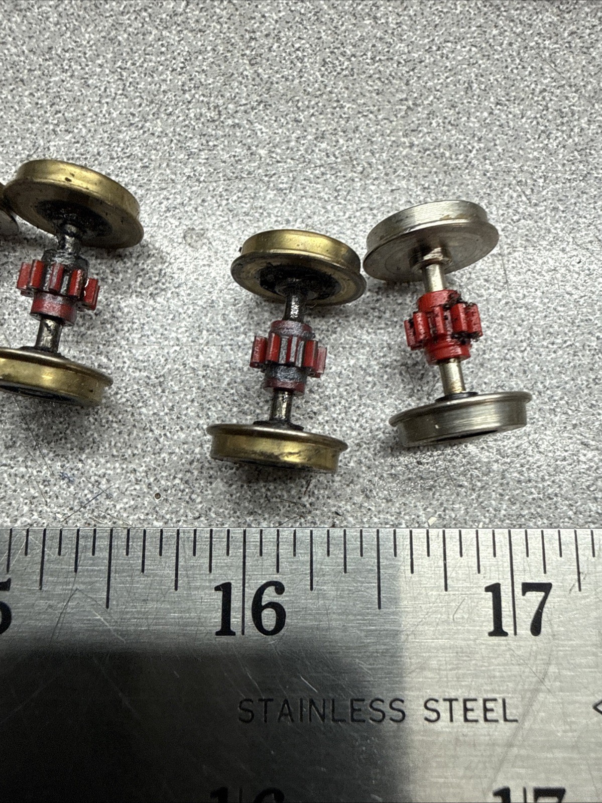 Atlas Sd35 Ho Power Truck parts 1 Complete + Axles Gears Side Frame Wheels Parts