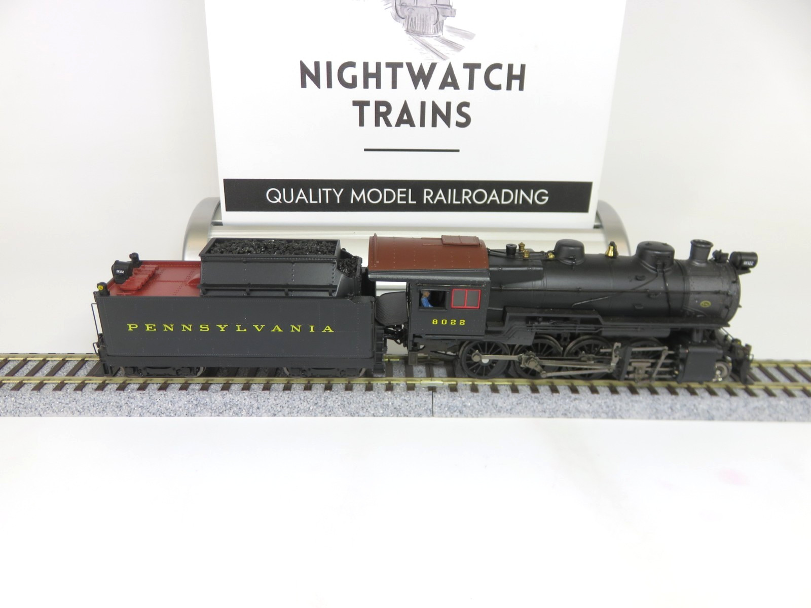 Broadway Limited 2320 HO Pennsylvania H10 2-8-0 Steam Locomotive DCC/Sound/Smoke