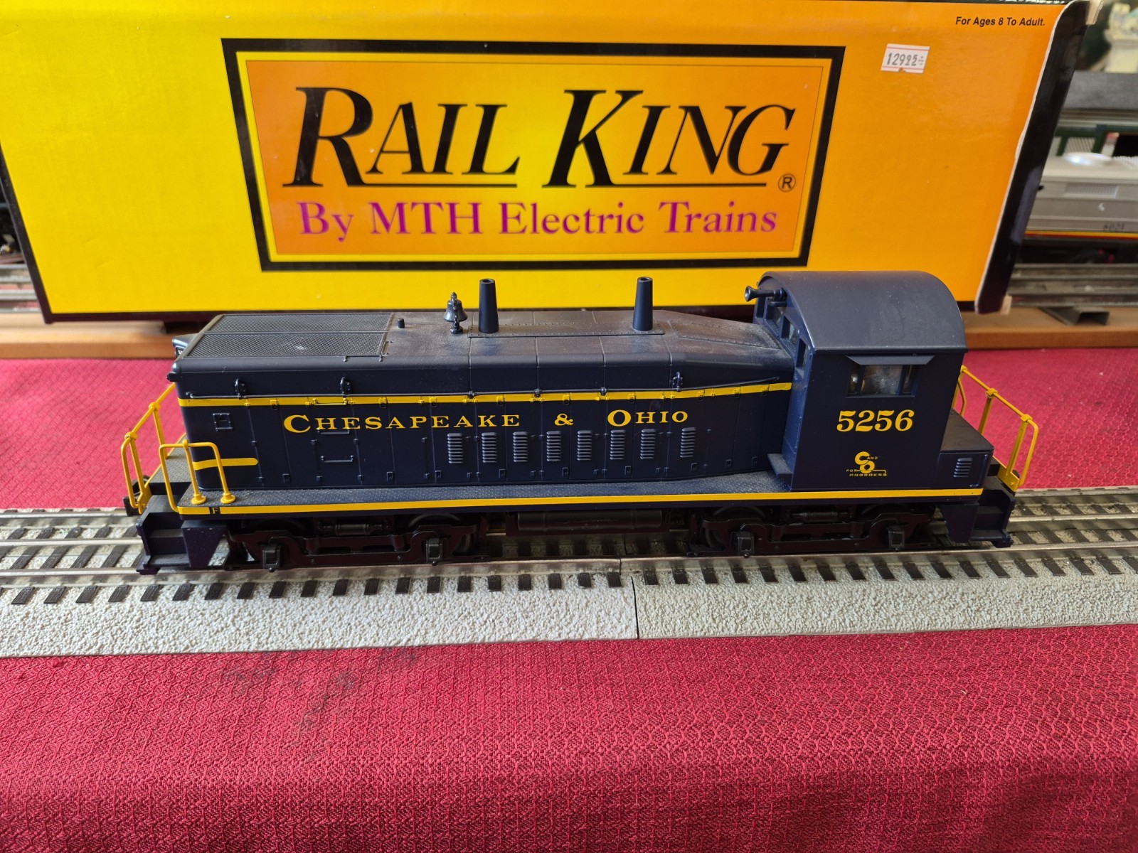 MTH RK #30-2168 B & O SW=9 SWITCHER #5256 DUAL MTRS NOT PROTO VG BX
