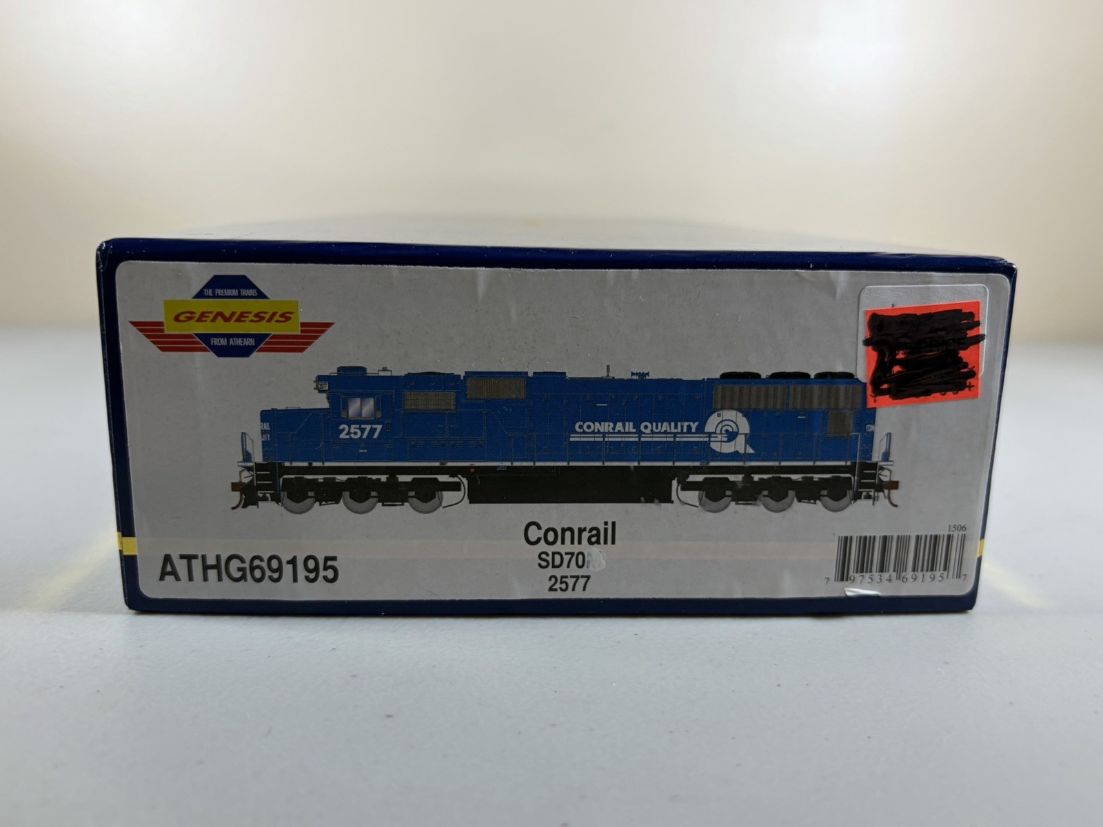 HO Athearn Genesis DCC Ready Conrail SD70 #2577