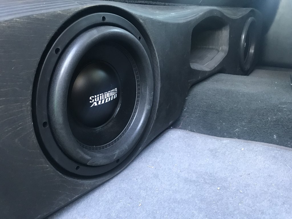 Gately Audio Subwoofer Enclosure 2 X 10″ Under Seat GM Extra Cab ’99-Early’07