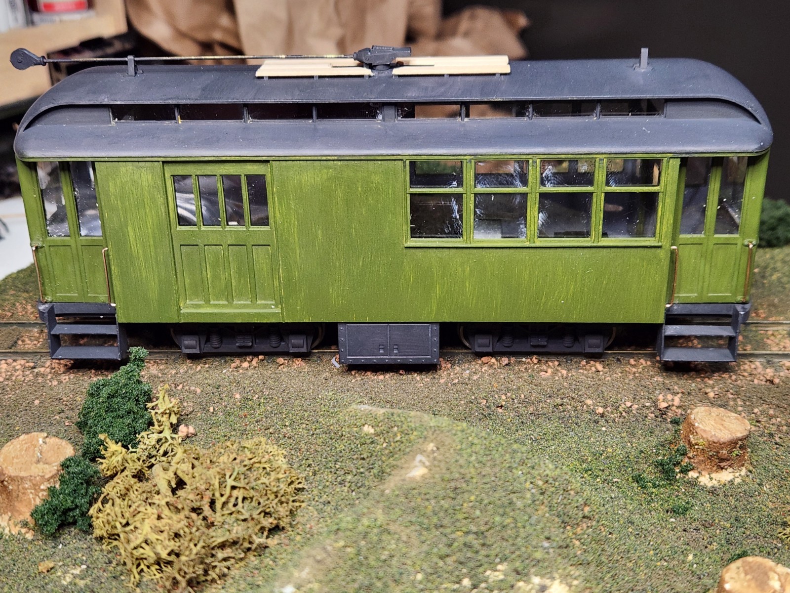 On30 SF&C #10 Streetcar Kit 3D Printed For Athearn HO SW7 Mechanism