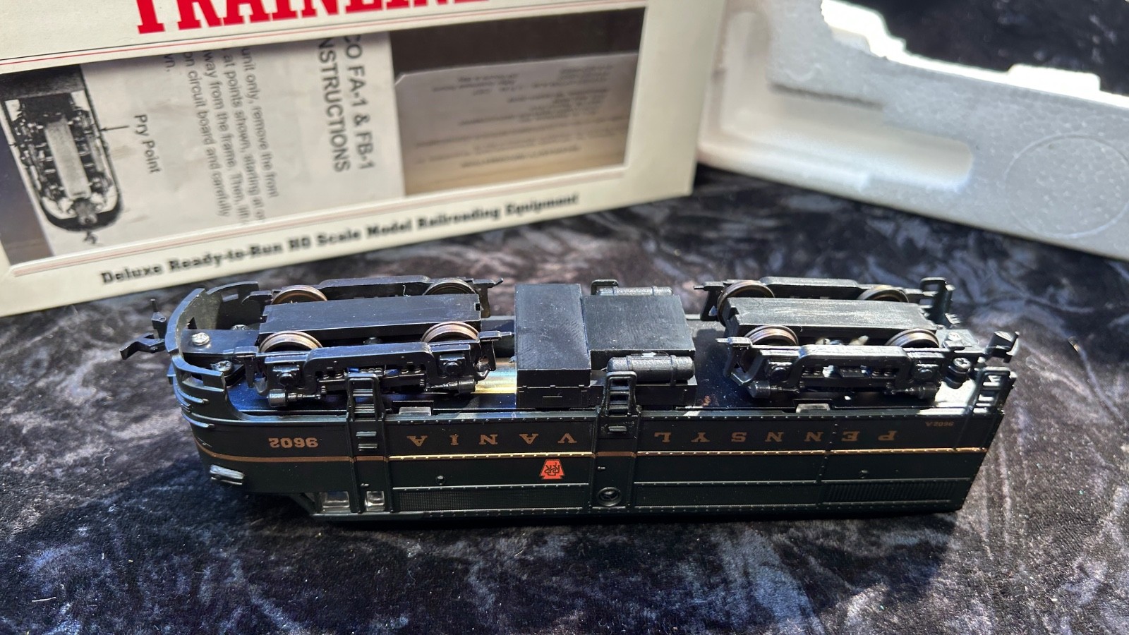 HO Scale ALCO FA 1 Pennsylvania Locomotive #9602 Flywheel (8WD) Drive L2-6, b2
