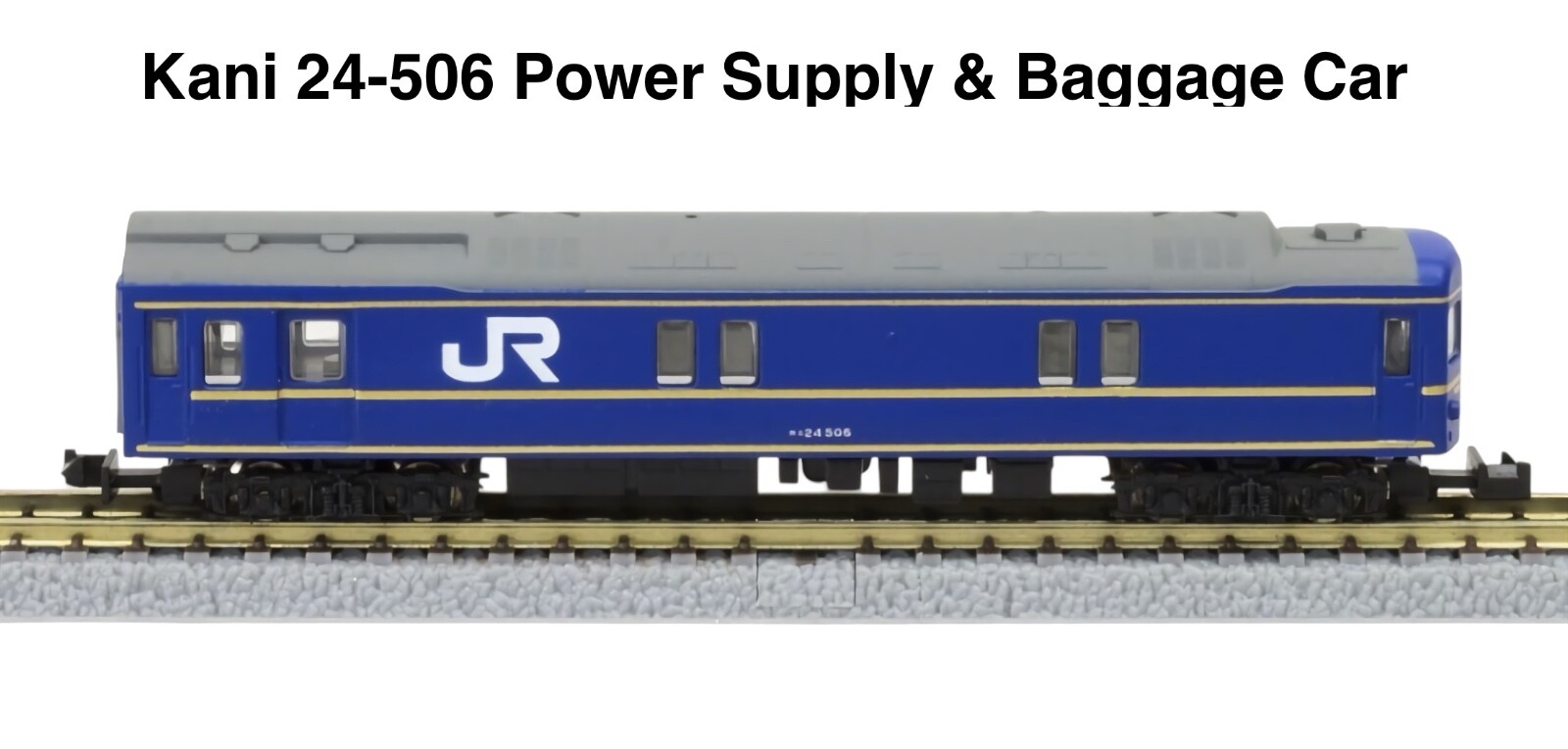 Z Scale Rokuhan Hokutosei Limited Express 14-Car Set JNR 24 Series Blue Train