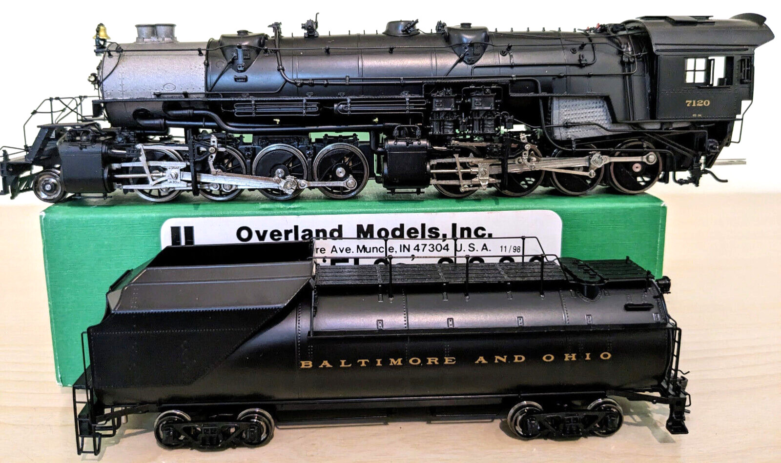 **1 OF ONLY 64! OVERLAND AJIN BRASS B&O EL-3A 2-8-8-0 HO *RUNS G@@D *SUPER NICE!