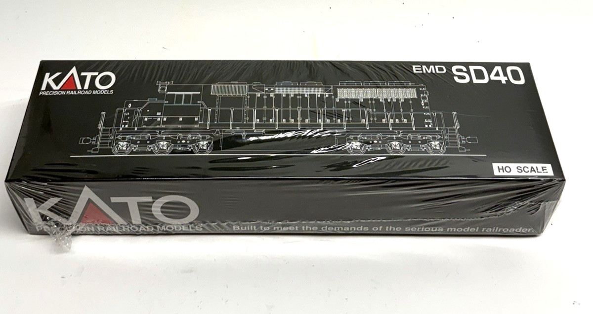 VTG Factory Seal Kato 37-6328 HO Scale Santa Fe EMD SD40 Diesel Locomotive #5014