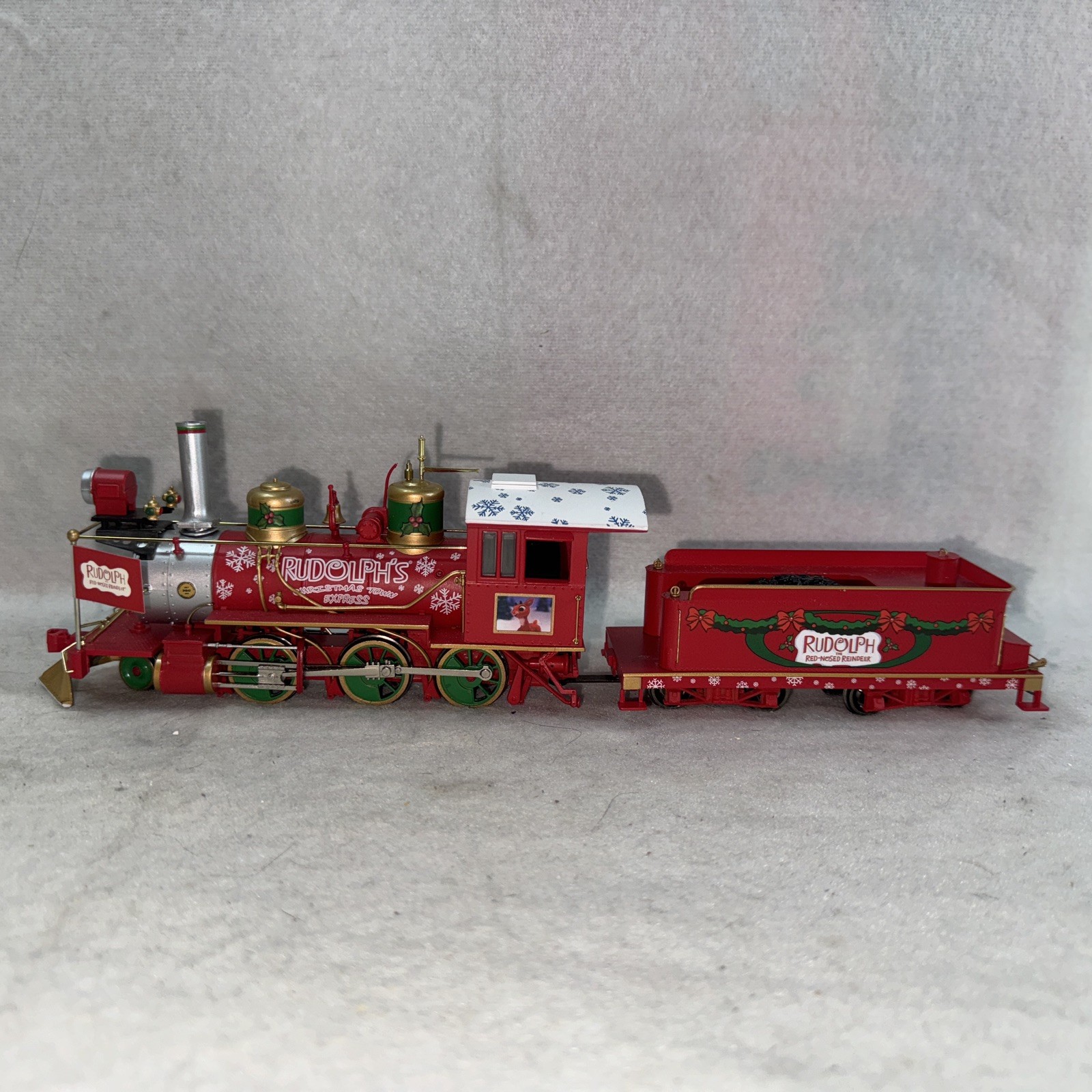 Bachmann Hawthorne On30 Scale Rudolph The Red Nose Reindeer Locomotive Engine