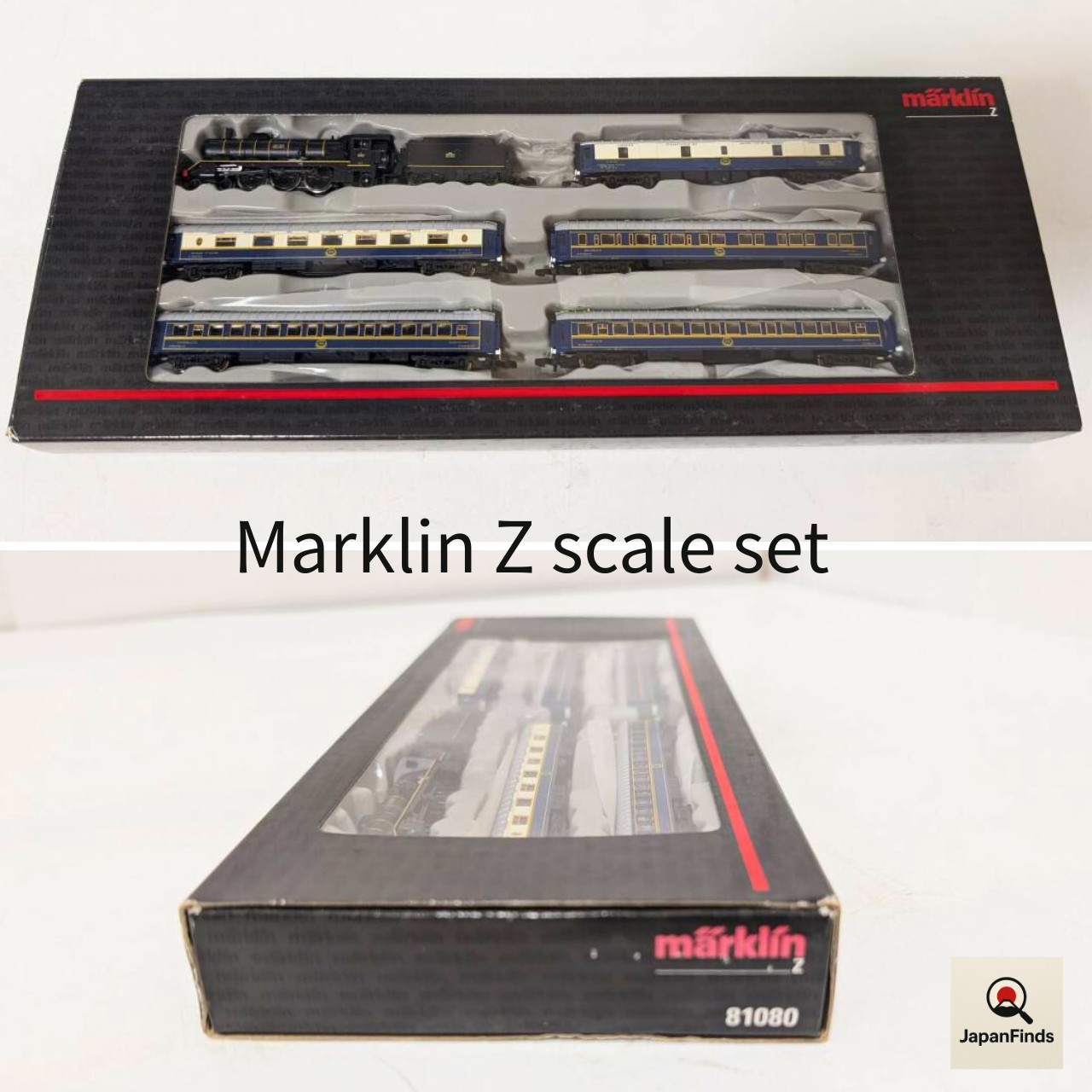 Marklin Z scale 81080 Orient Express Train Set mini-club International Coaches
