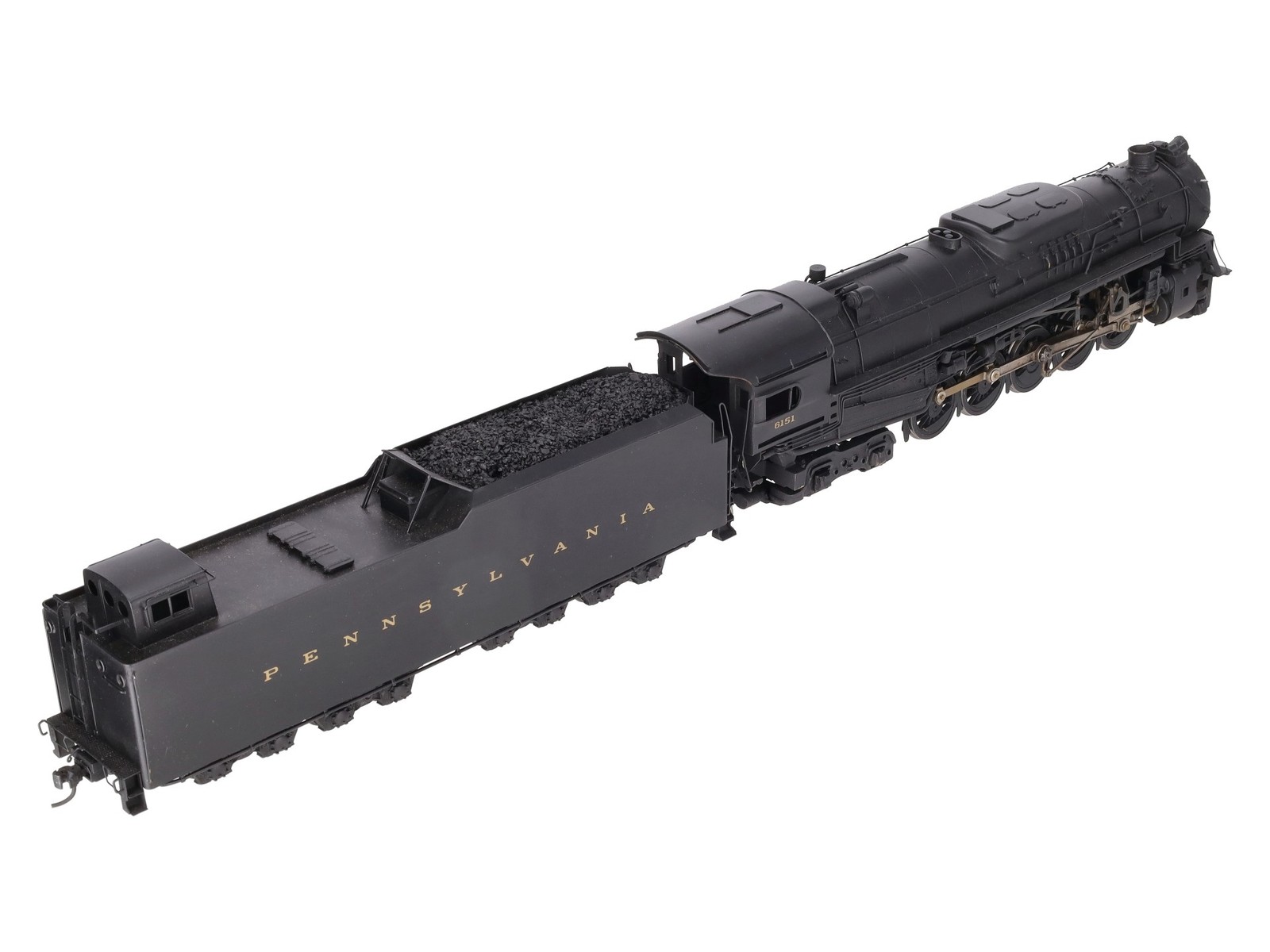 US Hobbies O Scale Brass PRR J1a 2-10-4 Steam Locomotive & Tender #6151 (2-Rail)