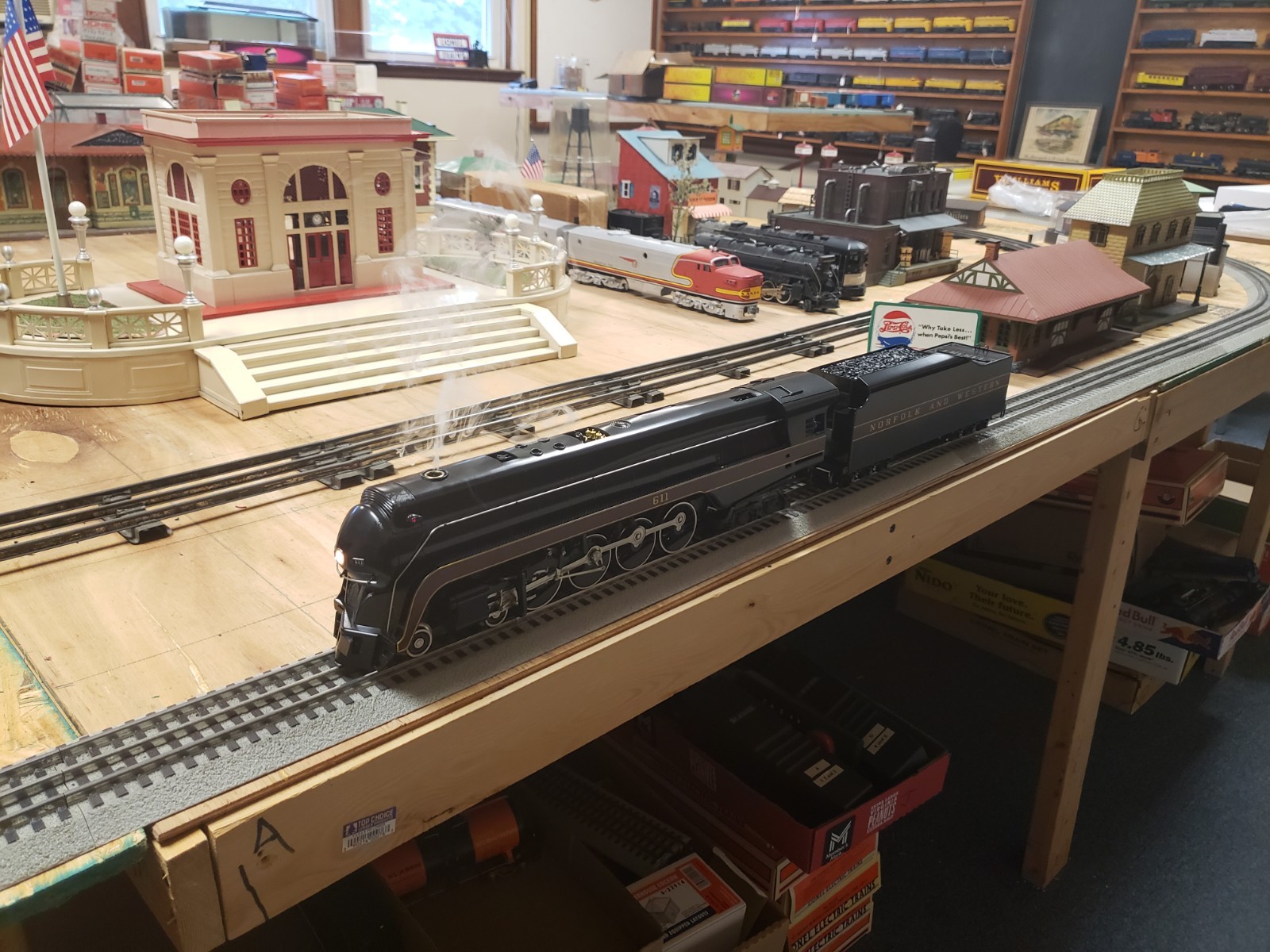 Williams Brass Norfolk & Western #611 Class J 4-8-4 Locomotive 3-Rail 5601 Video