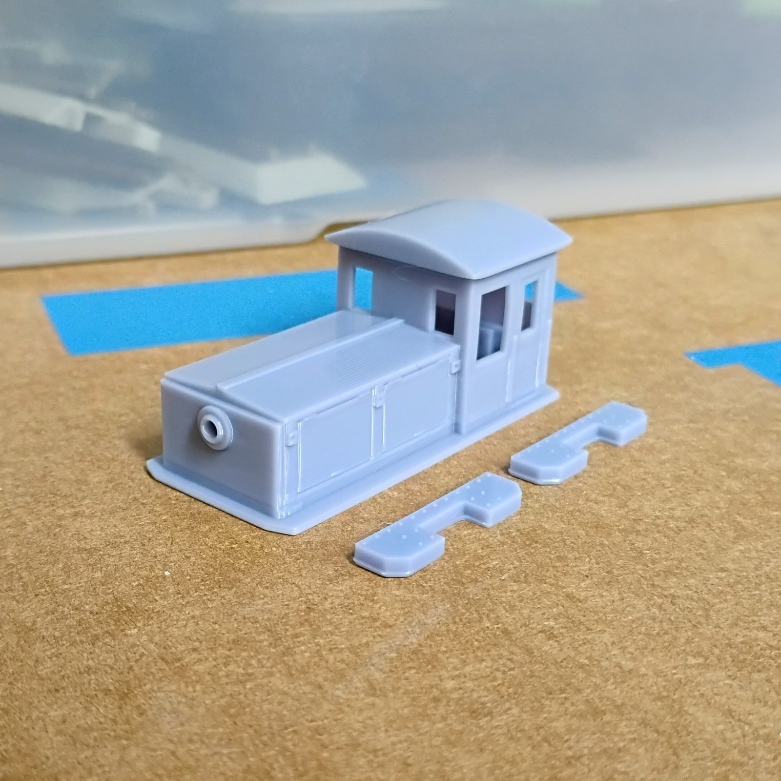 HOn30 BATTERY LOCO kit #3. For the Kato 11-109 chassis. RESIN 3D Print. NEW!