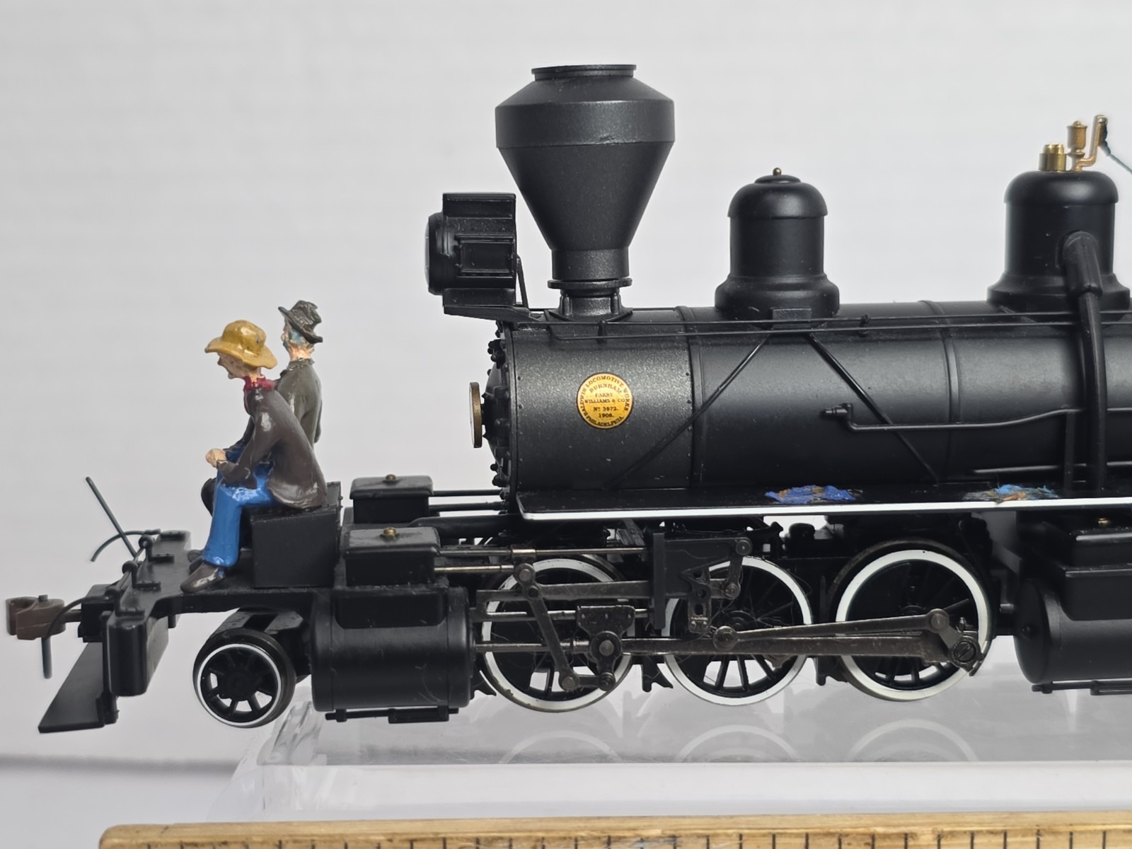 On30 Bachmann Spectrum 28798 DC/DCC 2-6-6-2 Articulated W/ Figures Runs Well