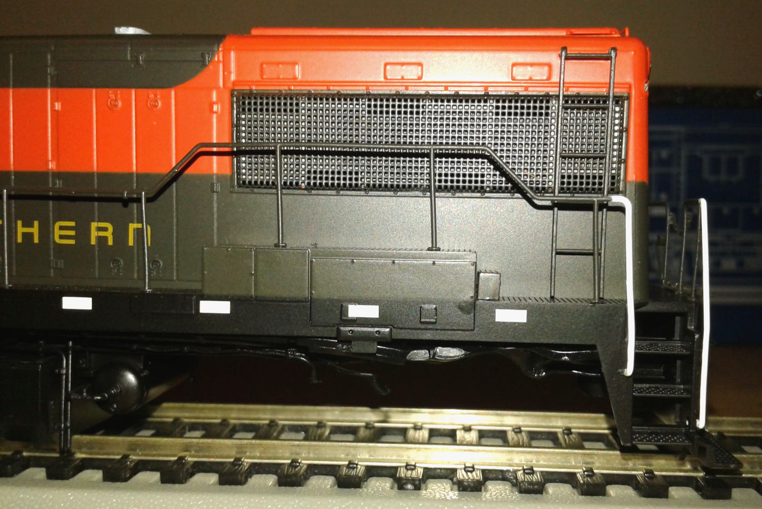 HO SCALE RAPIDO GE U25B GREAT NORTHERN GN #2508 PARTS OR REPAIR