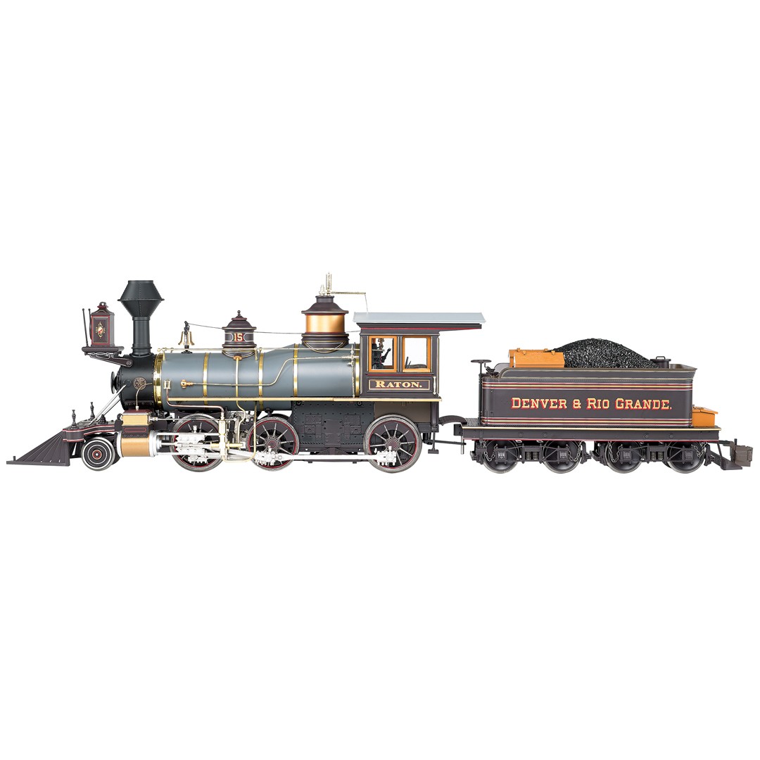 Bachmann 81488 D & RG™ (Raton) 1:20.3 2-6-0 – Steam Locomotive Large Scale