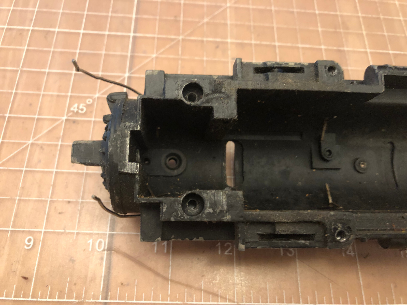 Lionel O Train Die Cast Metal 1666 Steam Locomotive Engine SHELL ONLY Part Lot F