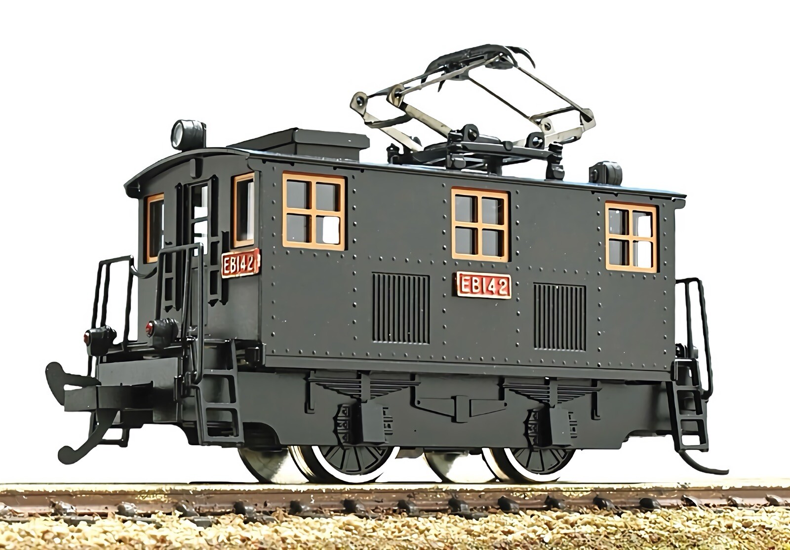 N Scale Aru-Model EB14 Freelance Boxcab Electric Locomotive Kit GE-Style Engine