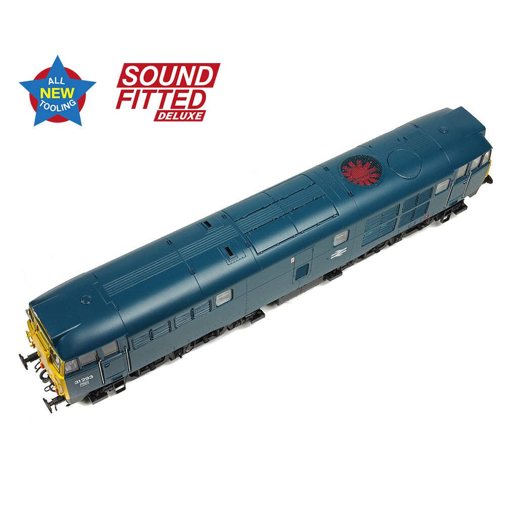 Bachmann 35-805ASFX OO Gauge Class 31/1 31293 BR Blue DCC SOUND DELUXE