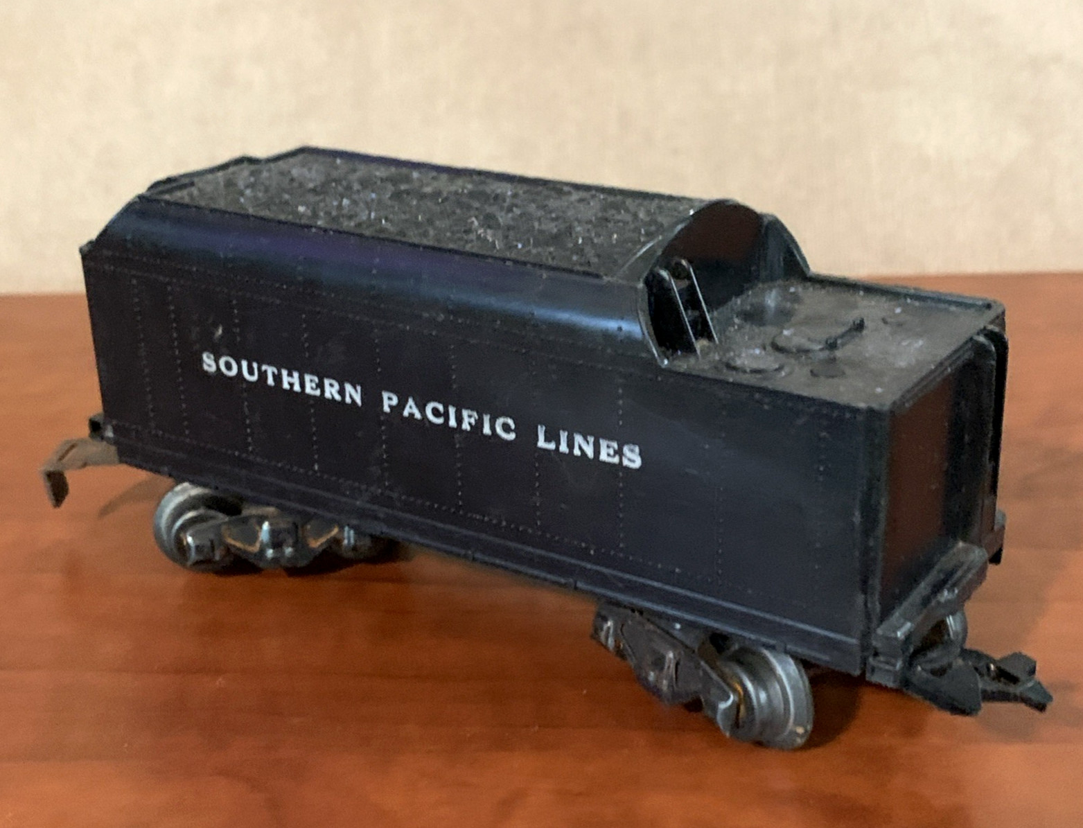Marx Rail Road Locomotive #666 & Southern Pacific Lines Coal Car