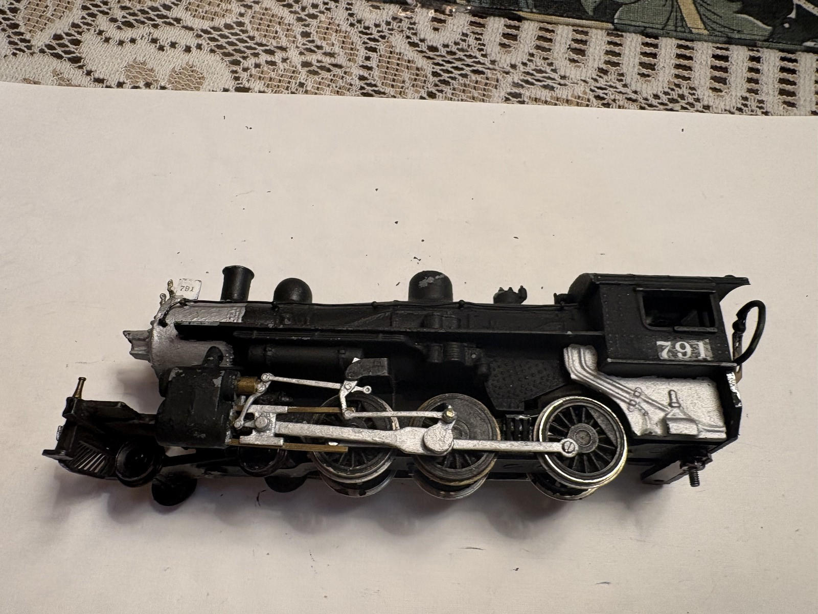 Vintage Varney 4-6-0 Diecast Metal Steam Locomotive Boston&Maine – no tender