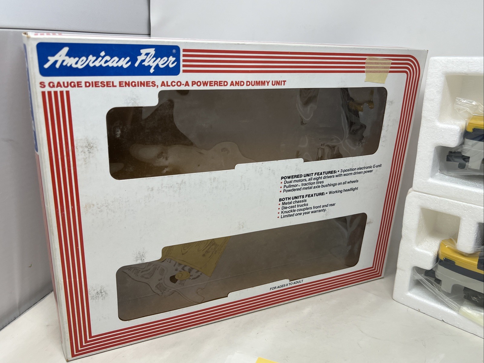 American Flyer S Gauge C&O PA-1 Diesel Locomotives Powered & Dummy 6-48102 LNIB
