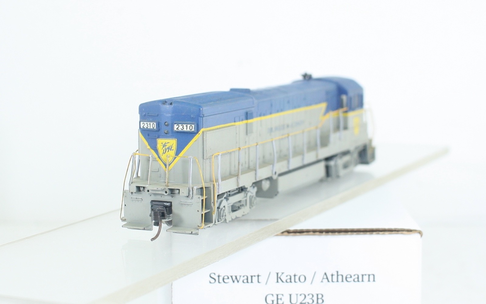 HO Scale Kato / Stewart Delaware & Hudson U23B Kitbashed Custom Diesel #2310