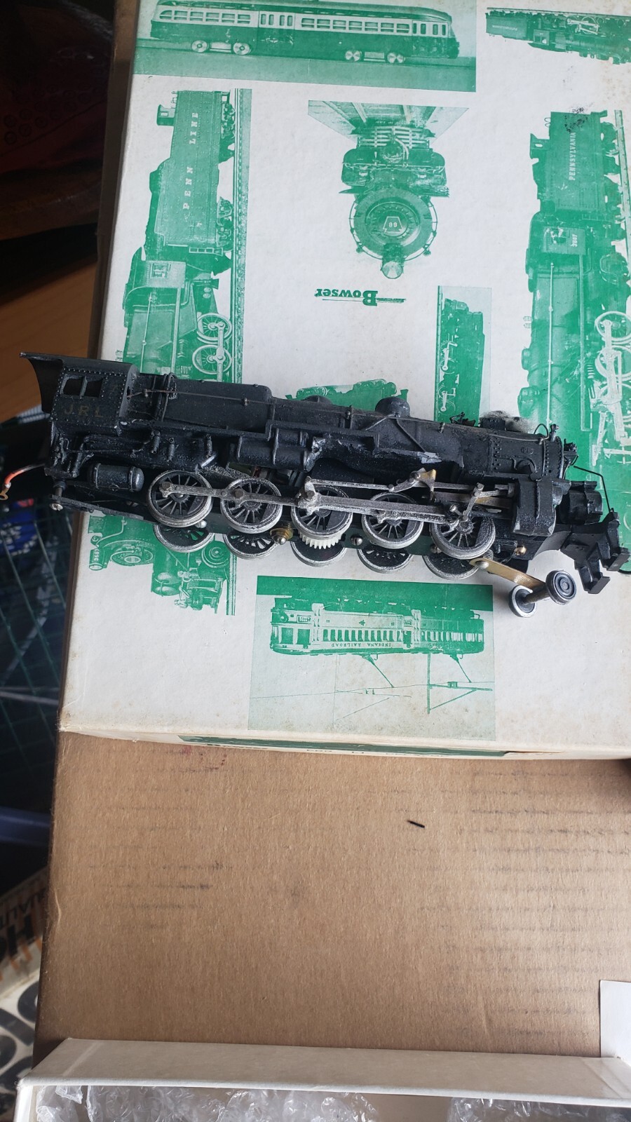 HO Bowser Pennsylvania PRR I-1 Decapod 2-10-0 JRL Steam Locomotive Train IN BOX