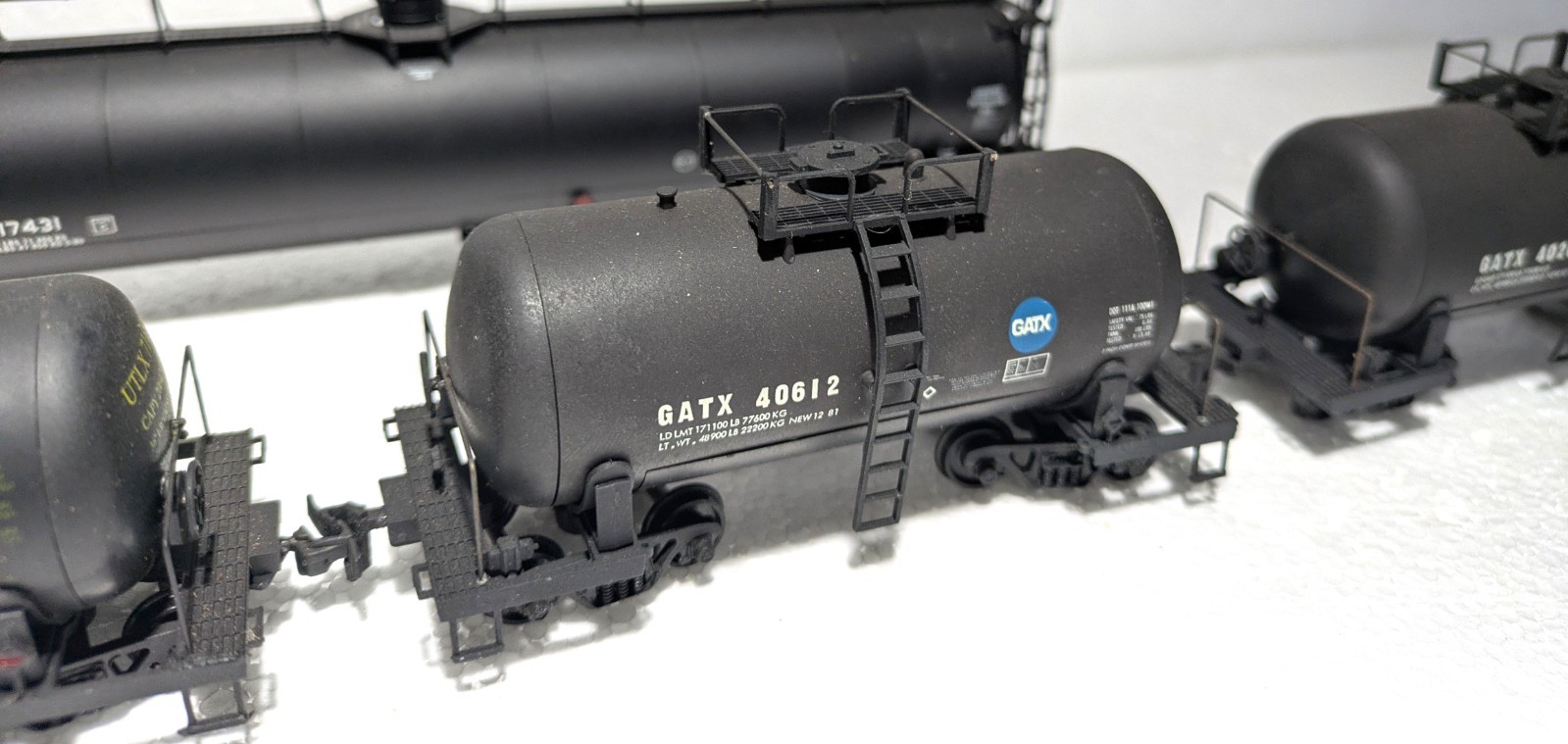 7x HO Tankers (Various Lengths) GATX, UTLX, ACFX