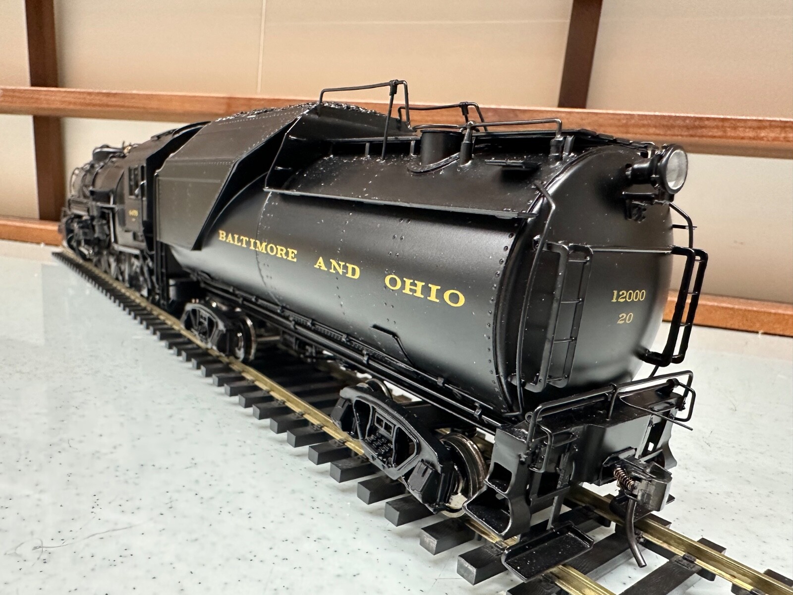 Brass O Sunset 2 Rail Baltimore & Ohio 2-8-2 Class Q-4 Mikako F/P