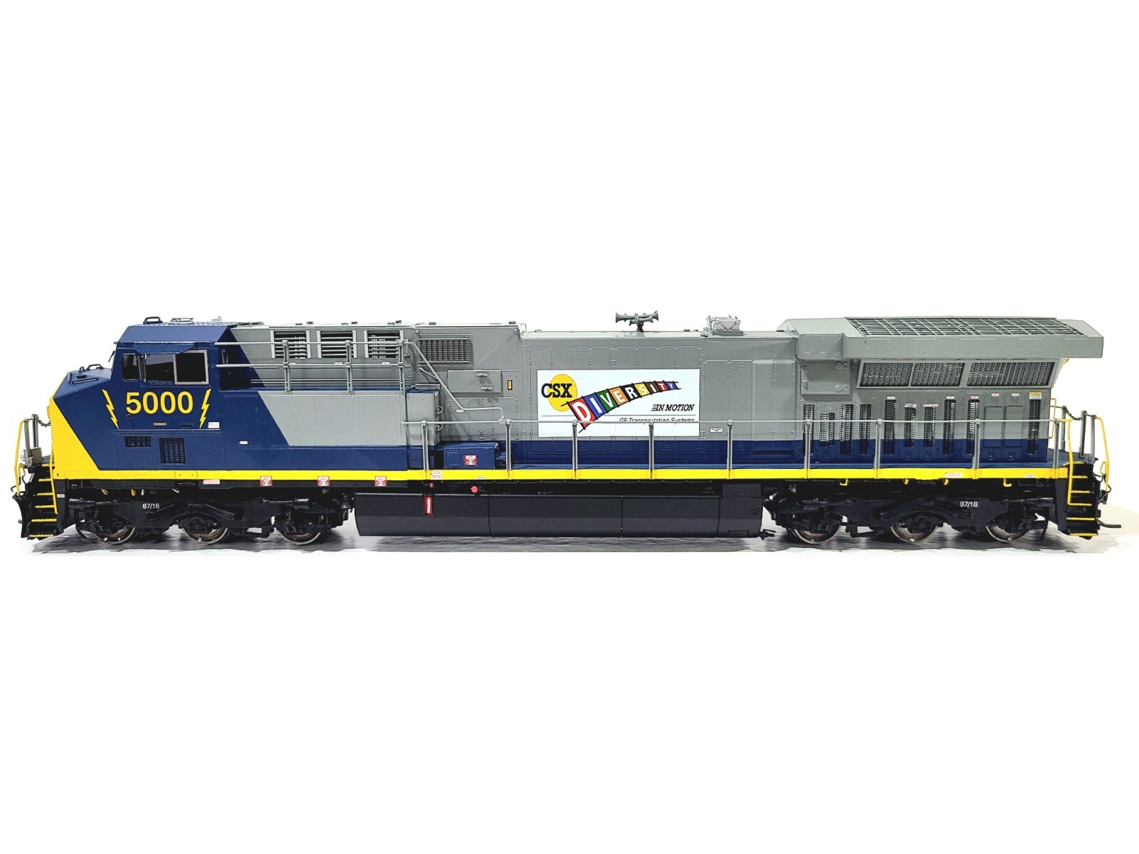 Overland OMI CSX GE C60AC CSX Transportation Diversity #5000 HO Brass #6586.1