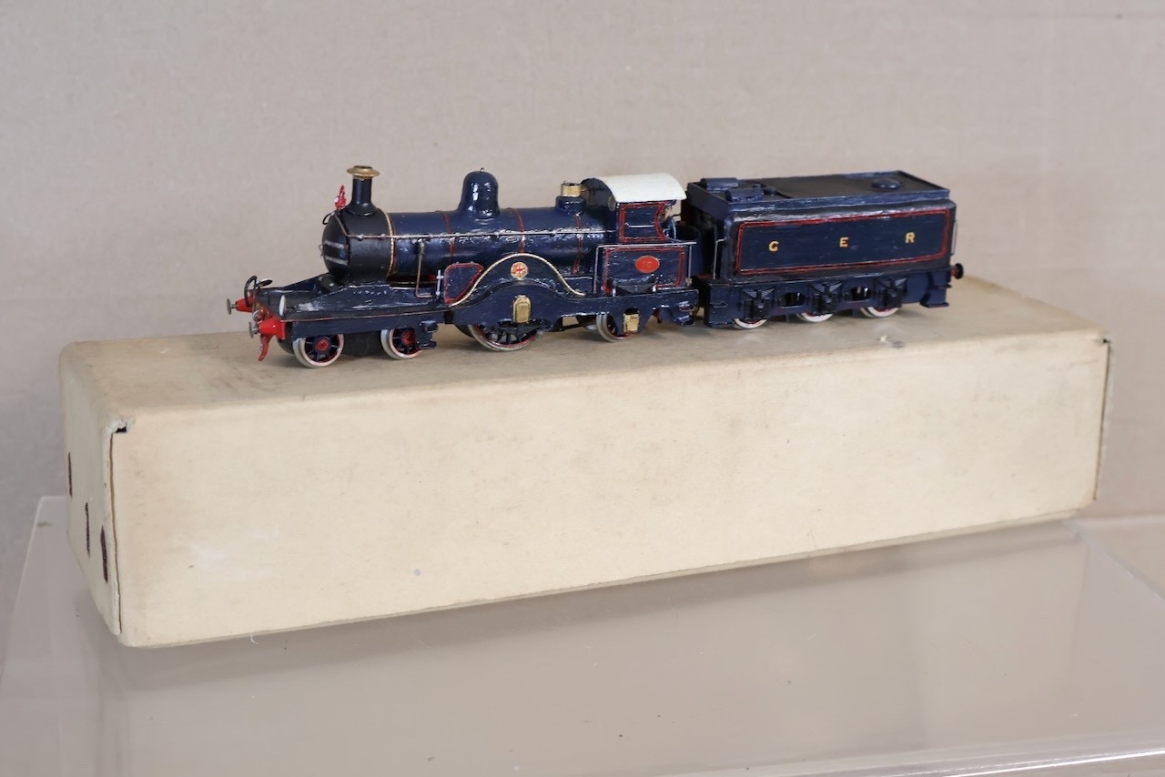 HORNBY KIT BUILT GREAT EASTERN RAILWAY GER 4-2-2 CLASS P43 LOCOMOTIVE 10 op