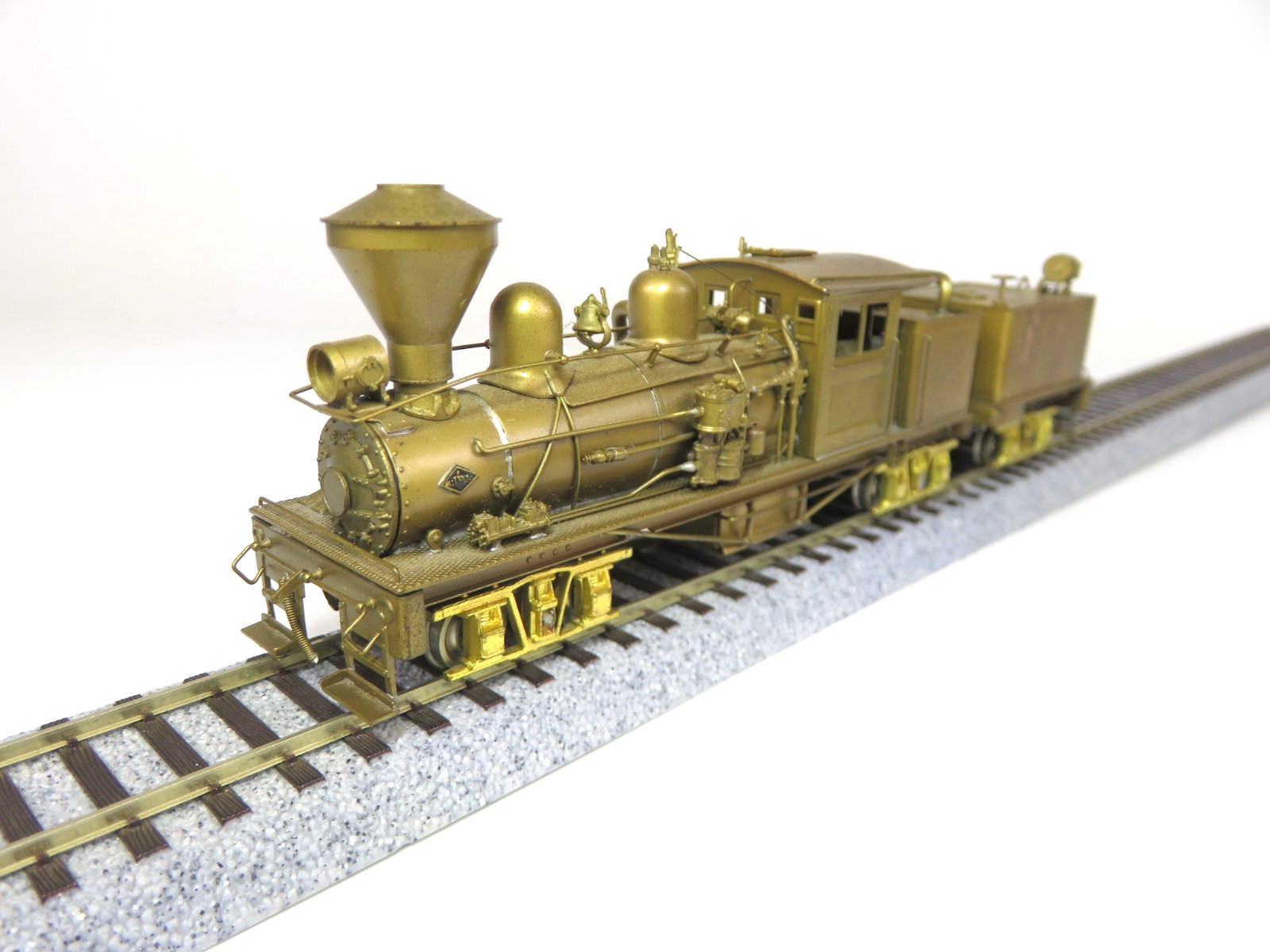 Pacific Fast Mail Brass HO Scale Class B 3-Truck Shay Geared Logging Locomotive