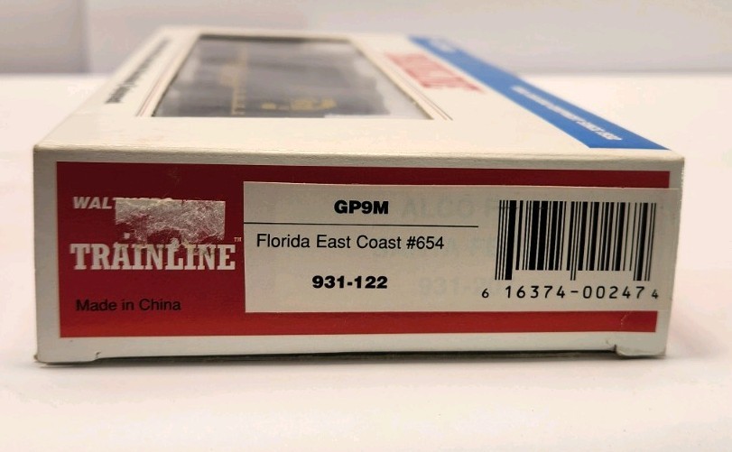 Walther’s HO Trainline 931-122 GP 9M FLORIDA EAST COAST #654 LOCOMOTIVE NOS B79