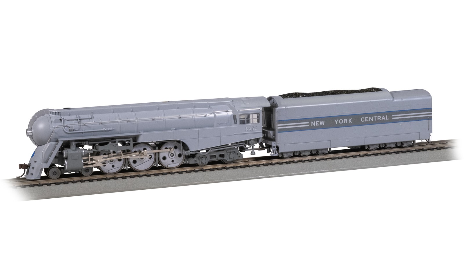Bachmann 56603 HO Dreyfuss Streamlined Hudson – New York Central #5450 DCC Sound
