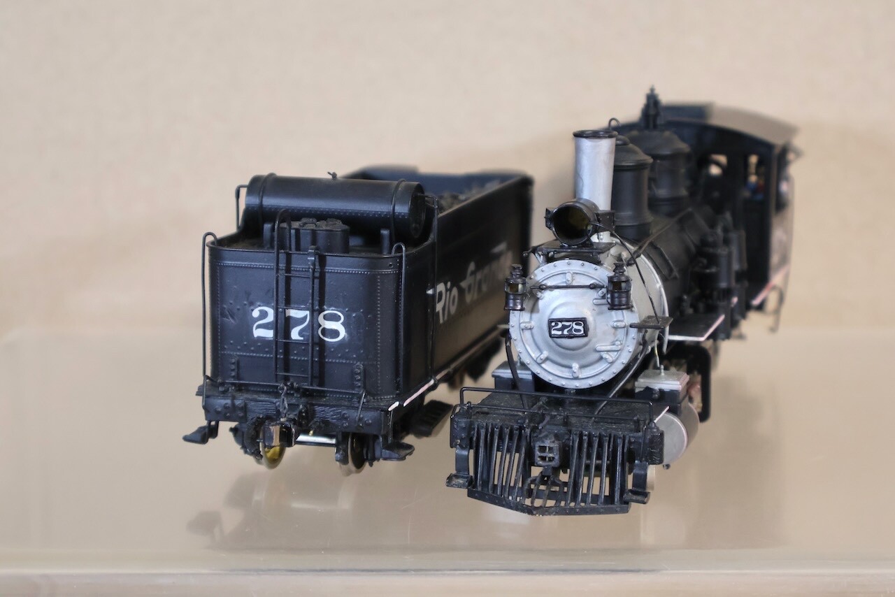 SUNSET MODELS On3 DENVER & RIO GRANDE D&RGW 2-8-0 CLASS C-16 LOCOMOTIVE 278 om