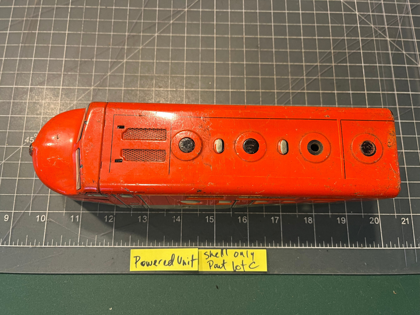 Marx Train SP 6000 POWERED Diesel Locomotive Engine METAL SHELL ONLY PART LOT C