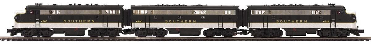 MTH 20-20191-2 O Scale Southern F-7 ABA Diesel Locomotive Set w/ PS3 (2-Rail)