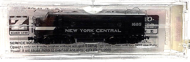 Micro Trains Line Z Scale, DC Analog, NYC F7 Diesel, #1685 (980 01 43)