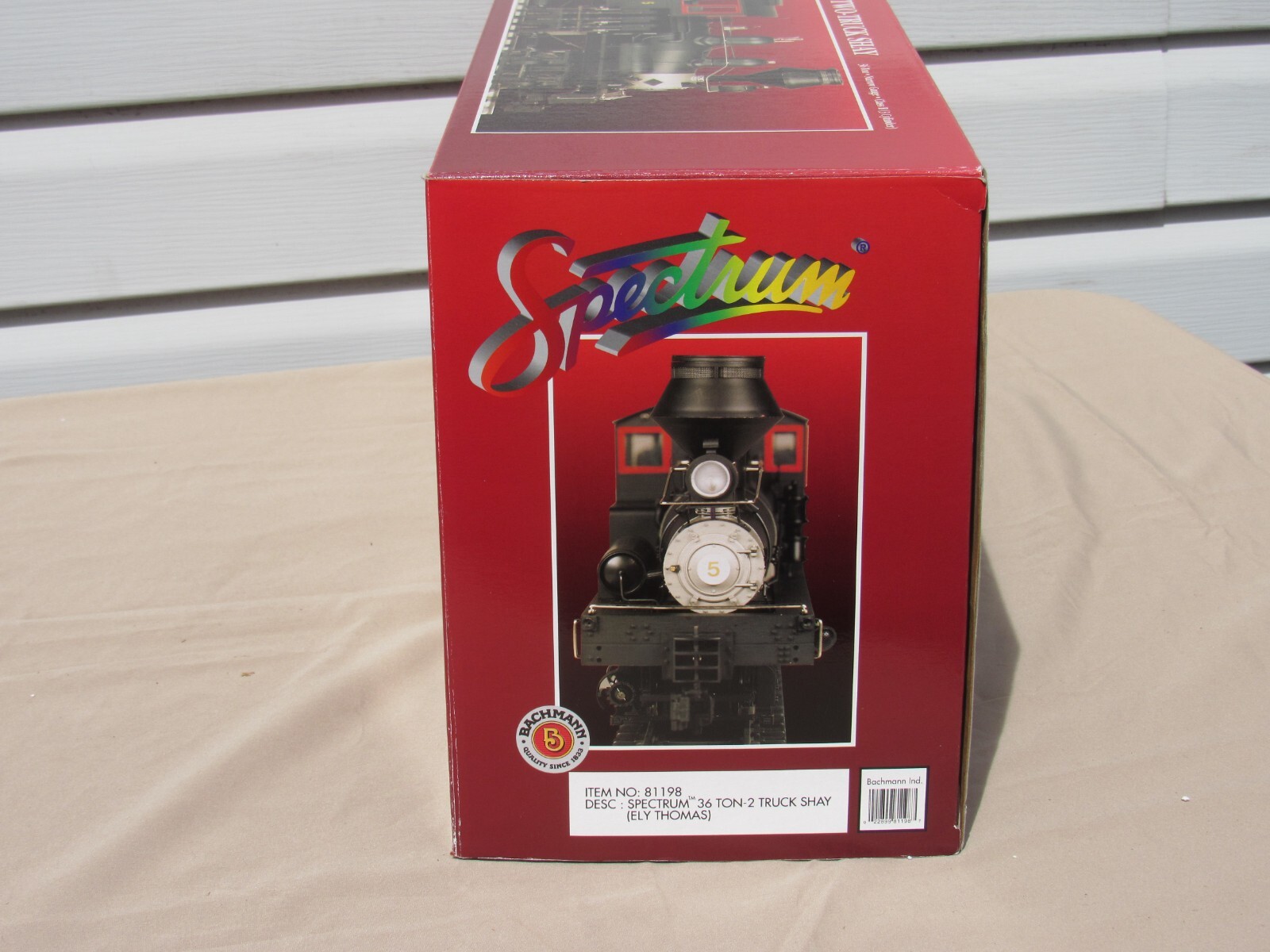 BACHMANN SPECTRUM G GAUGE 36 TON 2 TRUCK SHAY ELY THOMAS #81198 FACTORY PACKED