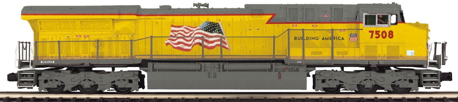 MTH 20-21875-1 UNION PACIFIC AC6000 #7508 FLAG AMERICA DIESEL ENGINE W/PS3 – NEW