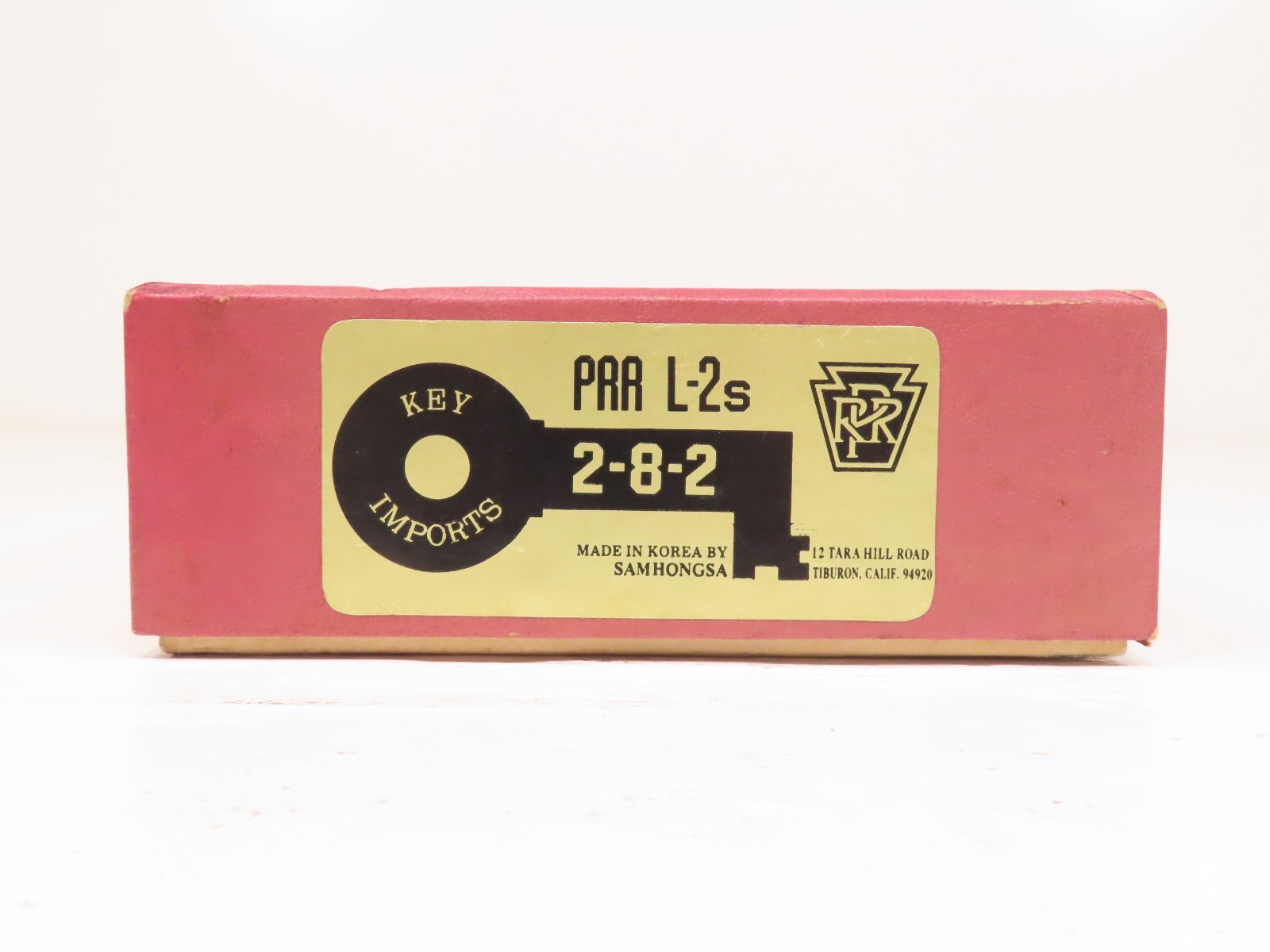 Key Imports HO Brass PRR L-2s Loco 2-8-2 Factory Painted LN 12815