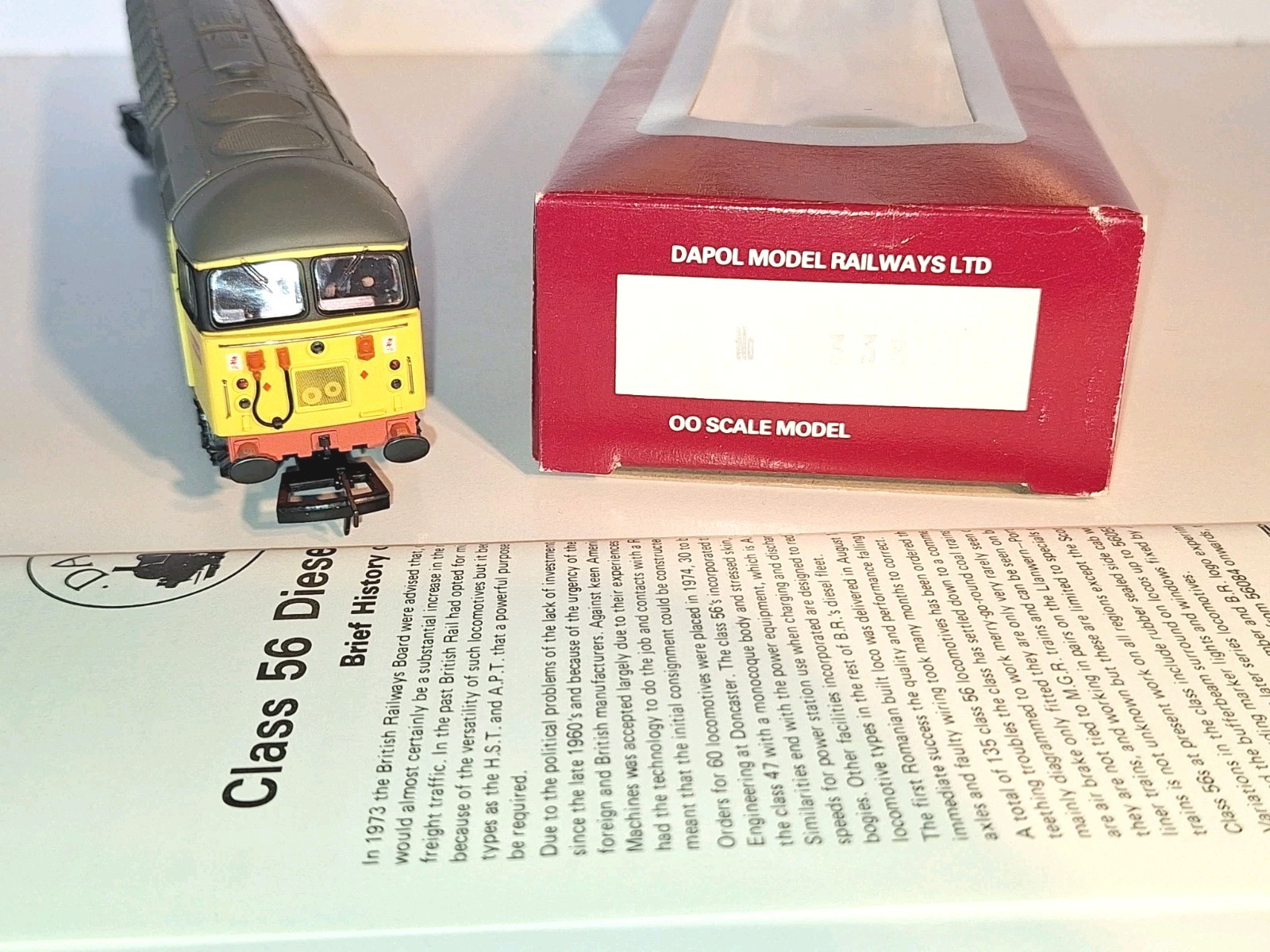 Dapol D14 Cl. 56 Diesel Loco. New Old Stock. Mint Cond. 2 Rail DC Boxed.OO Scale
